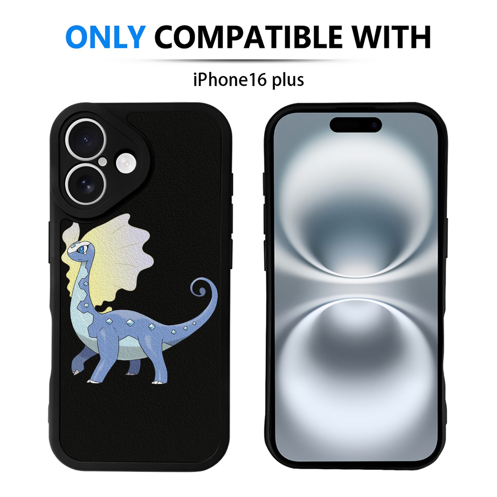 （画像用） ポケットモンスター Pokémon 【iPhone 16シリーズ対応】シリコンスマホケース（レザー調） 材質：シリコン